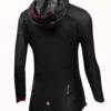 campera dandelion 3 Cortaviento color negro versátil mujer - Ixa Sport Tandil