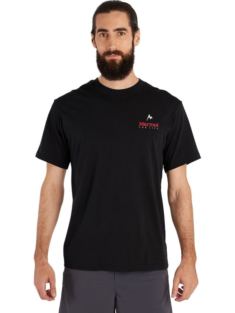 REMERA MARMOT For life negra hombre - Ixa Sport Tandil