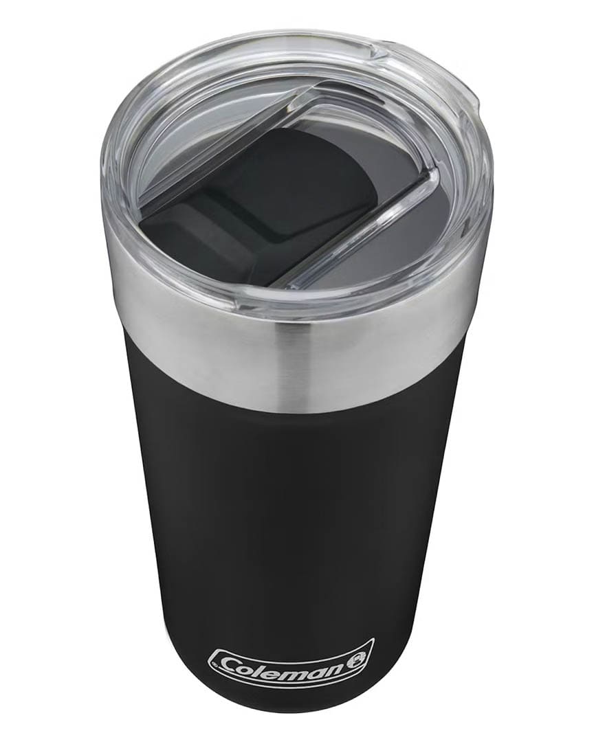 VASO TÉRMICO COLEMAN BREW ACERO INOXIDABLE 600ML CON TAPA Y DESTAPADOR - IXA SPORT TANDIL