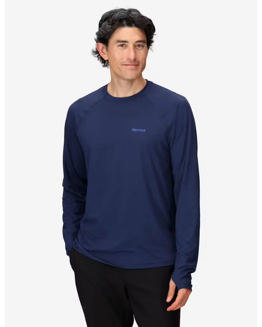 Remera manga larga para hombre Marmot Windridge: Protección UPF 50 - Ixa Sport Tandil