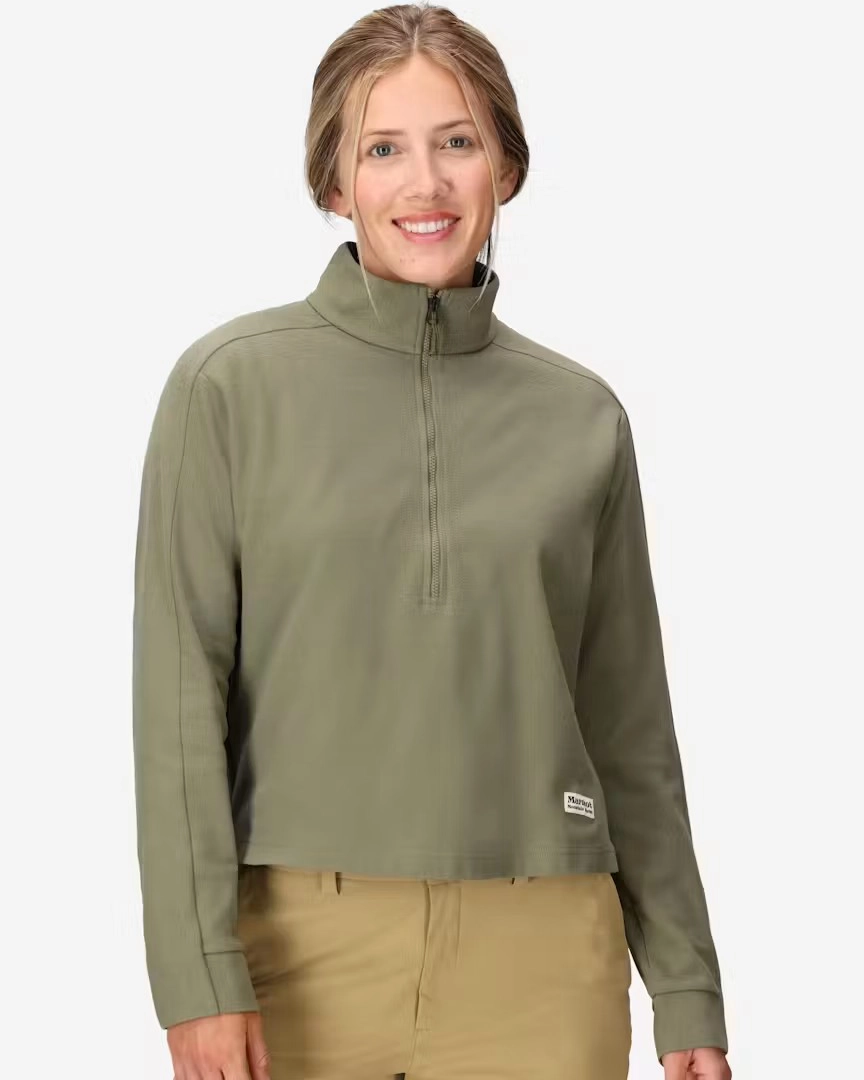 Buzo medio cierre para mujer Marmot Redwood: Tejido piqué - Ixa Sport Tandil